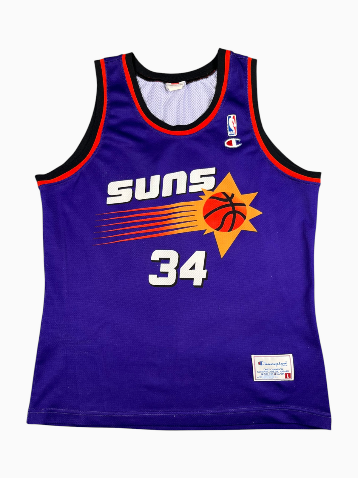 Charles Barkley #34 - Phoenix Suns Away 1993-1996 - Champion (L) - Maillot NBA