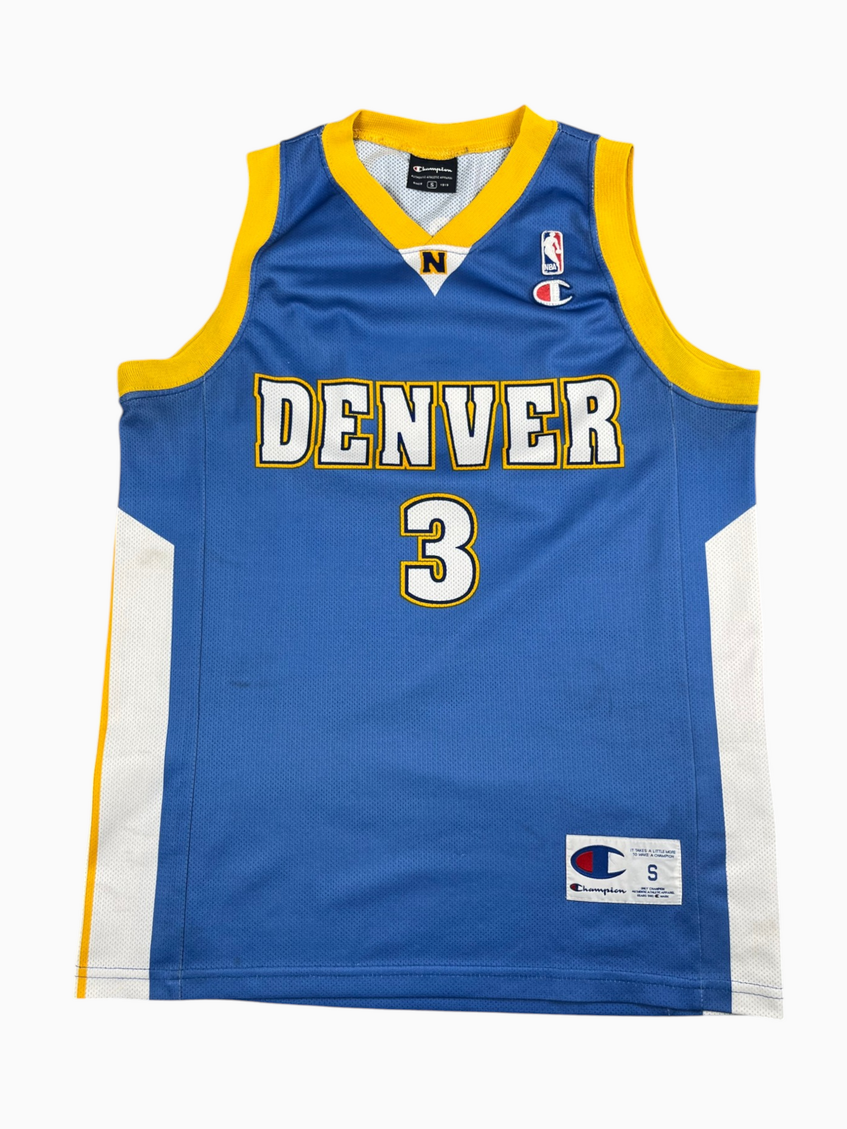 Allen Iverson #3 - Denver Nuggets Away 2007-2009 - Champion (S) - Maillot NBA