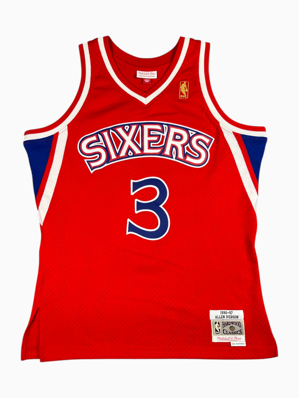 Allen Iverson #3 - Philadelphie 76ers Away 1996-1997 - Mitchell & Ness (M) - Maillot NBA