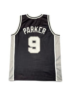 Tony Parker #9 - San Antonio Spurs Away 2002- Champion (XL) - Maillot NBA