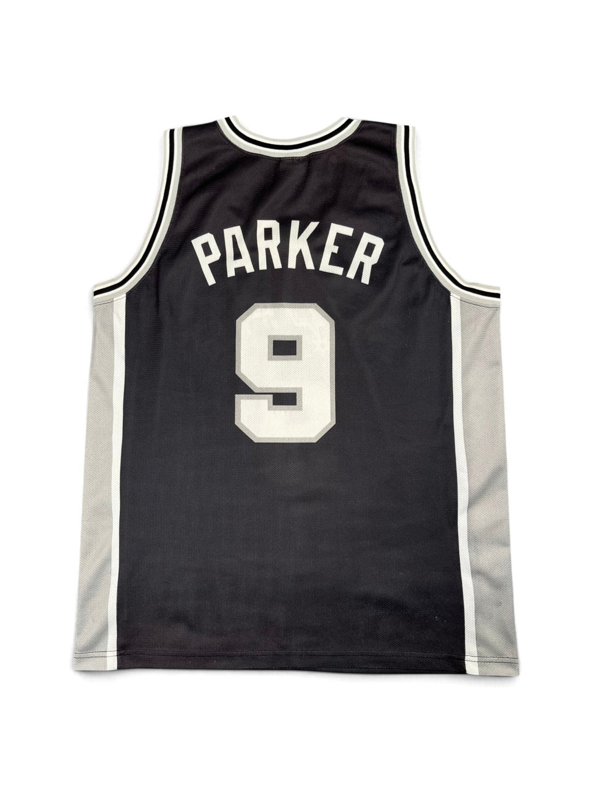 Tony Parker #9 - San Antonio Spurs Away 2002- Champion (XL) - Maillot NBA