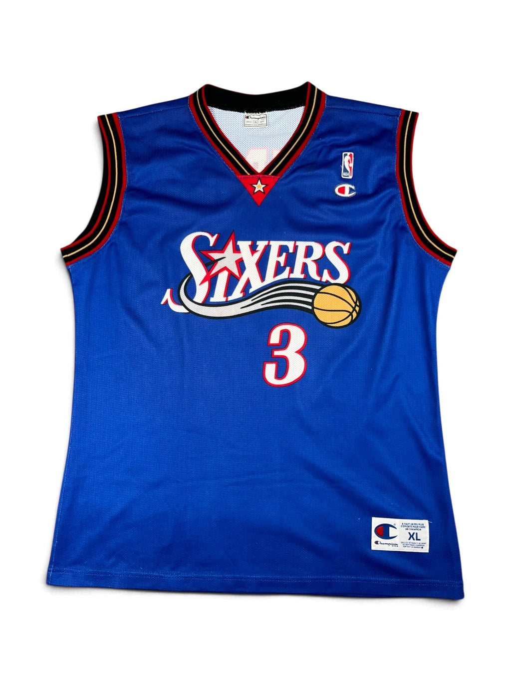 Allen Iverson #3 - Philadelphie 76ers Alternate 2000-2006 - Champion (XL) - Maillot NBA
