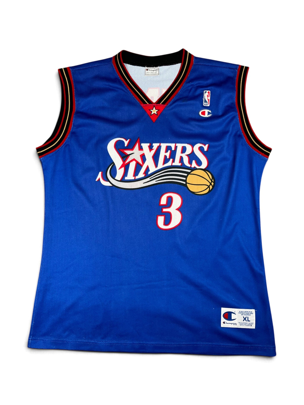 Allen Iverson #3 - Philadelphie 76ers Alternate 2000-2006 - Champion (XL) - Maillot NBA