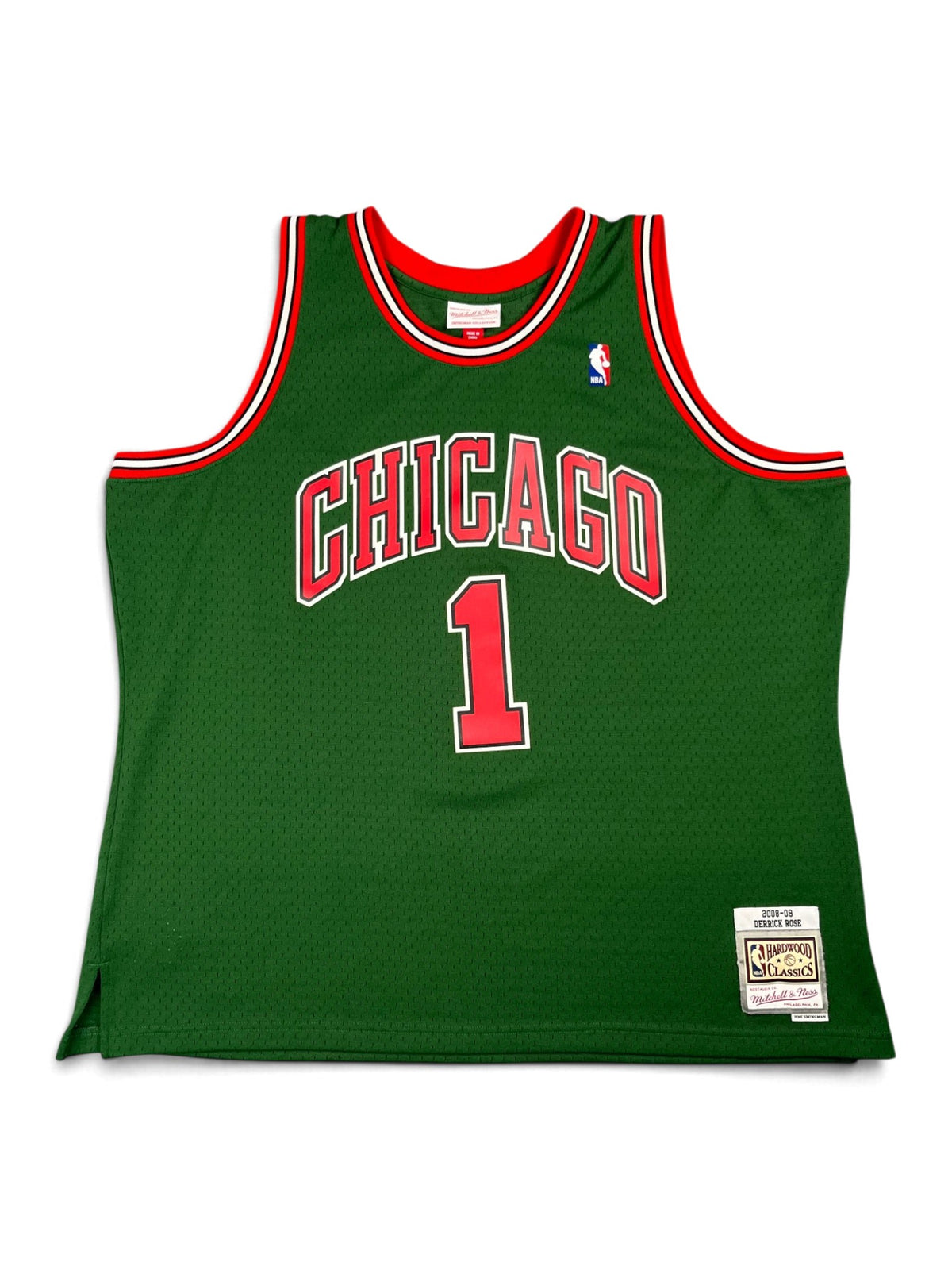 Derrick Rose #1 - Chicago Bulls "Go Green" 2008-2009 - Mitchell & Ness (XXL) - Maillot NBA