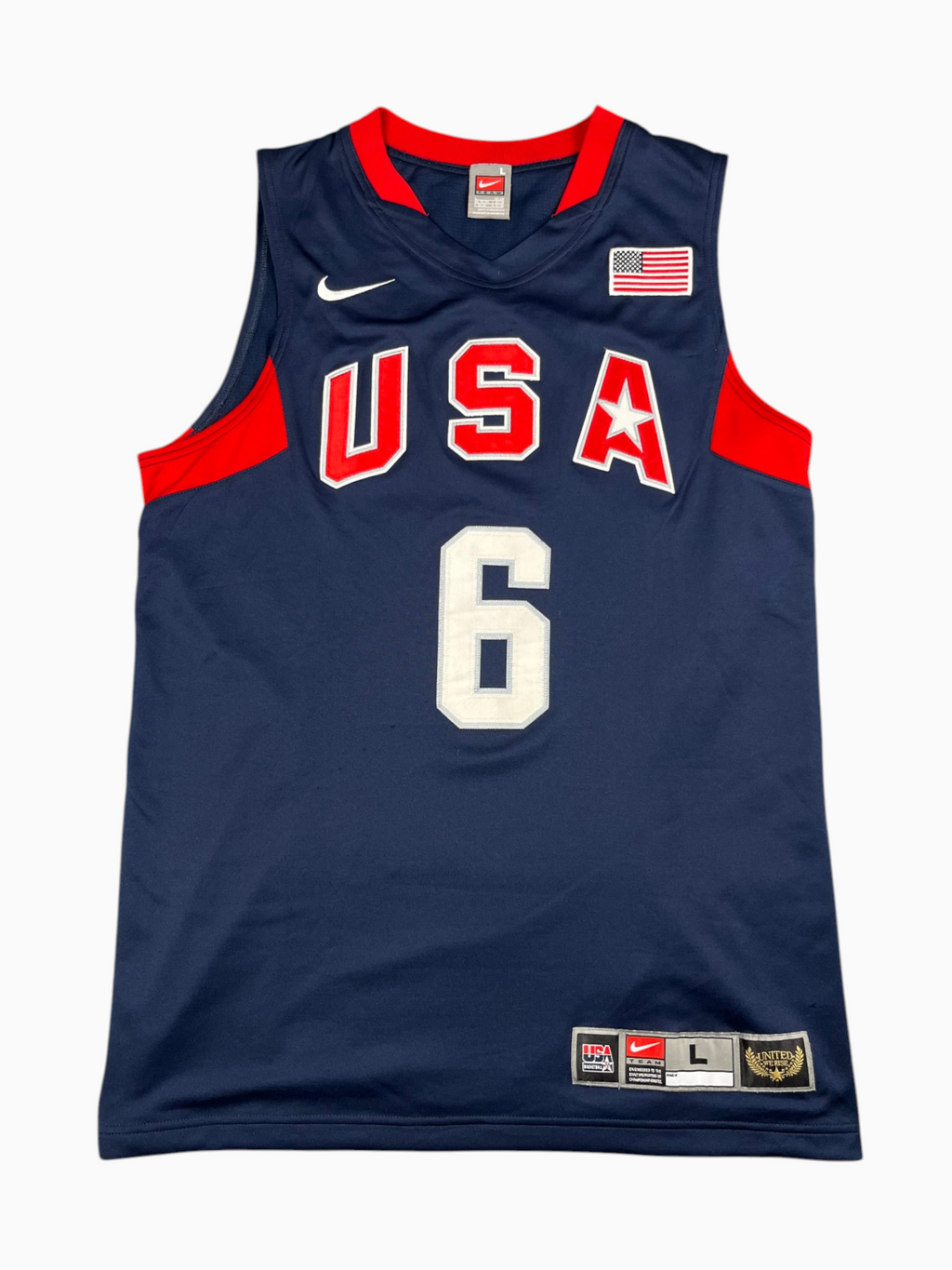 LeBron James #6 - Team USA Away Jeux Olympiques 2008 - Nike (L) - Maillot NBA