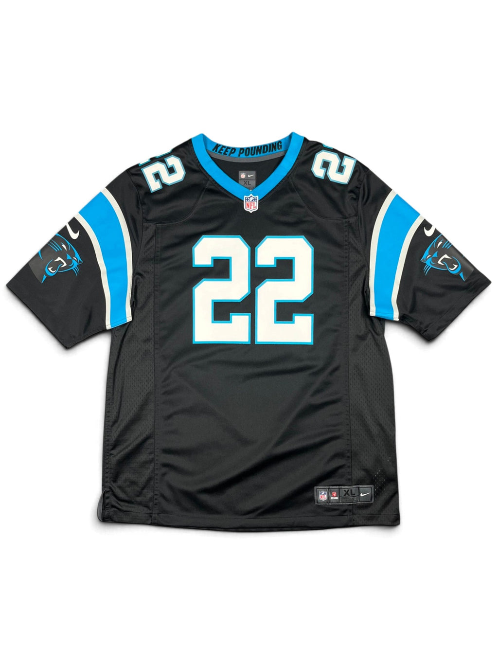 Christian McCaffrey #22 - Carolina Panthers Home 2017-2022 - Nike (XL) - Maillot NFL