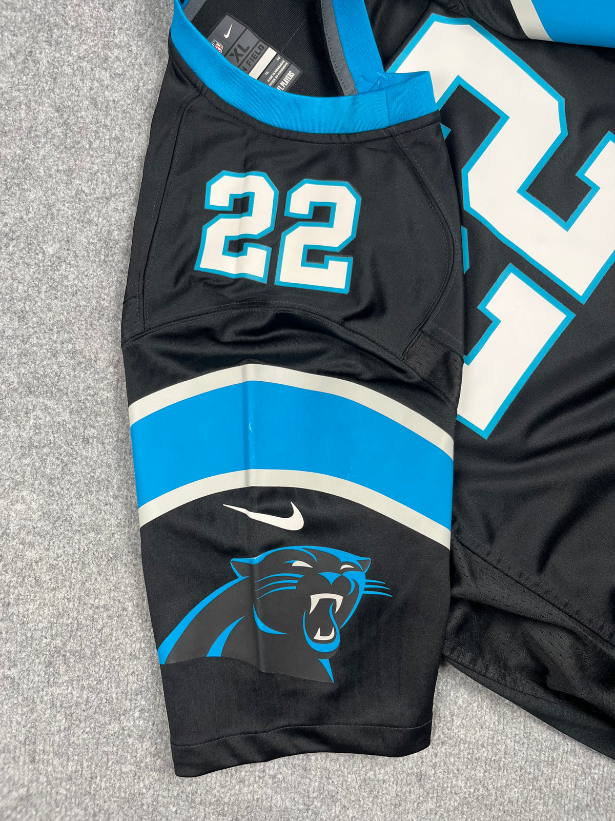 Christian McCaffrey #22 - Carolina Panthers Home 2017-2022 - Nike (XL) - Maillot NFL