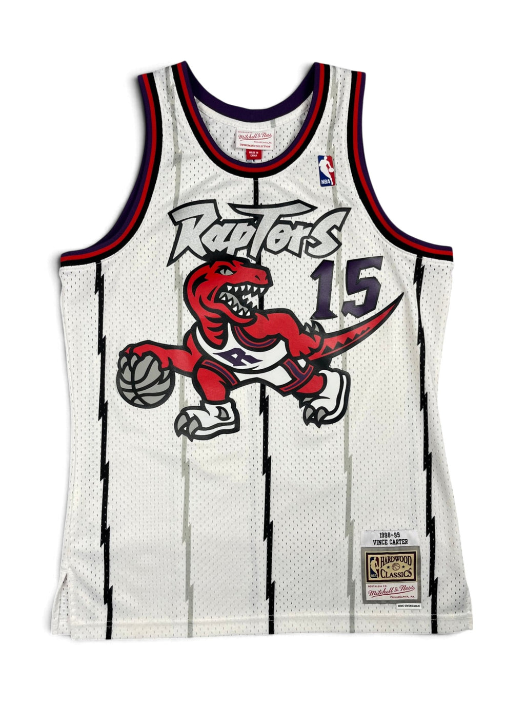 Vince Carter #15 - Toronto Raptors Home 1998-1999 - Mitchell & Ness (M) - Maillot NBA