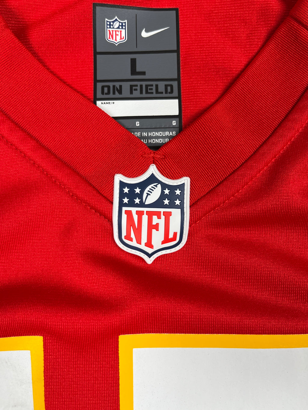 Patrick Mahomes #15 - Kansas City Chiefs Home 2017-2026 - Nike (L) - Maillot NFL