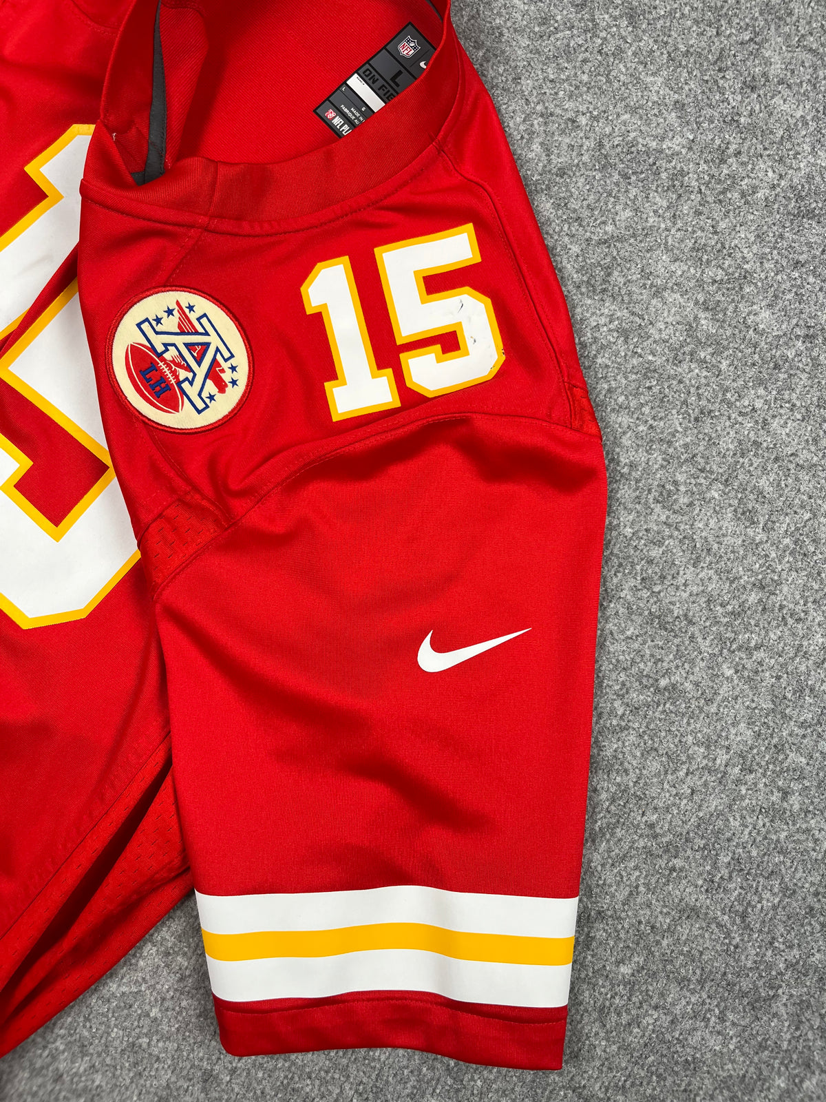 Patrick Mahomes #15 - Kansas City Chiefs Home 2017-2026 - Nike (L) - Maillot NFL
