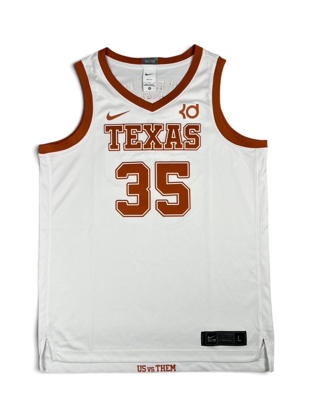 Kevin Durant #35 - Texas Longhorns Home NCAA - Nike (L) - Maillot NBA