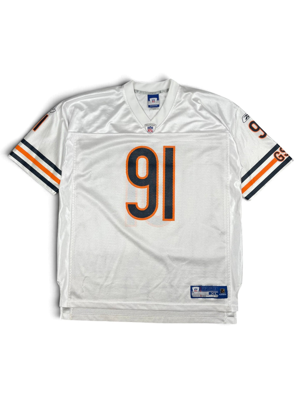 Tommie Harris #91 - Chicago Bears Away 2004-2010 - Reebok (XL) - Maillot NFL