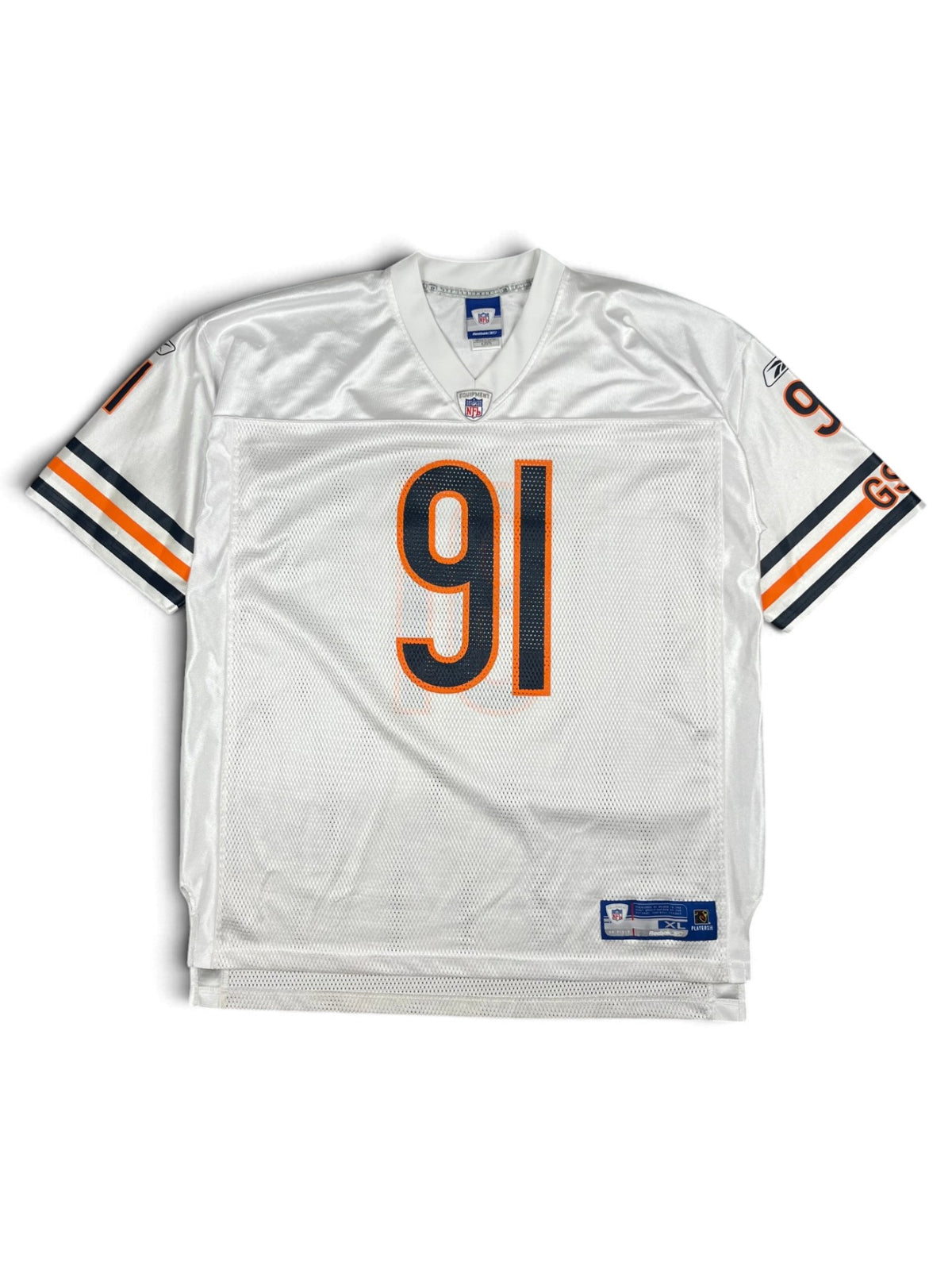 Tommie Harris #91 - Chicago Bears Away 2004-2010 - Reebok (XL) - Maillot NFL
