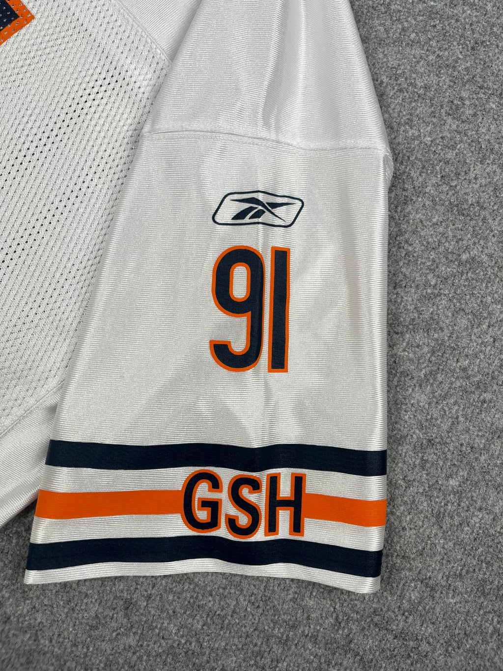 Tommie Harris #91 - Chicago Bears Away 2004-2010 - Reebok (XL) - Maillot NFL