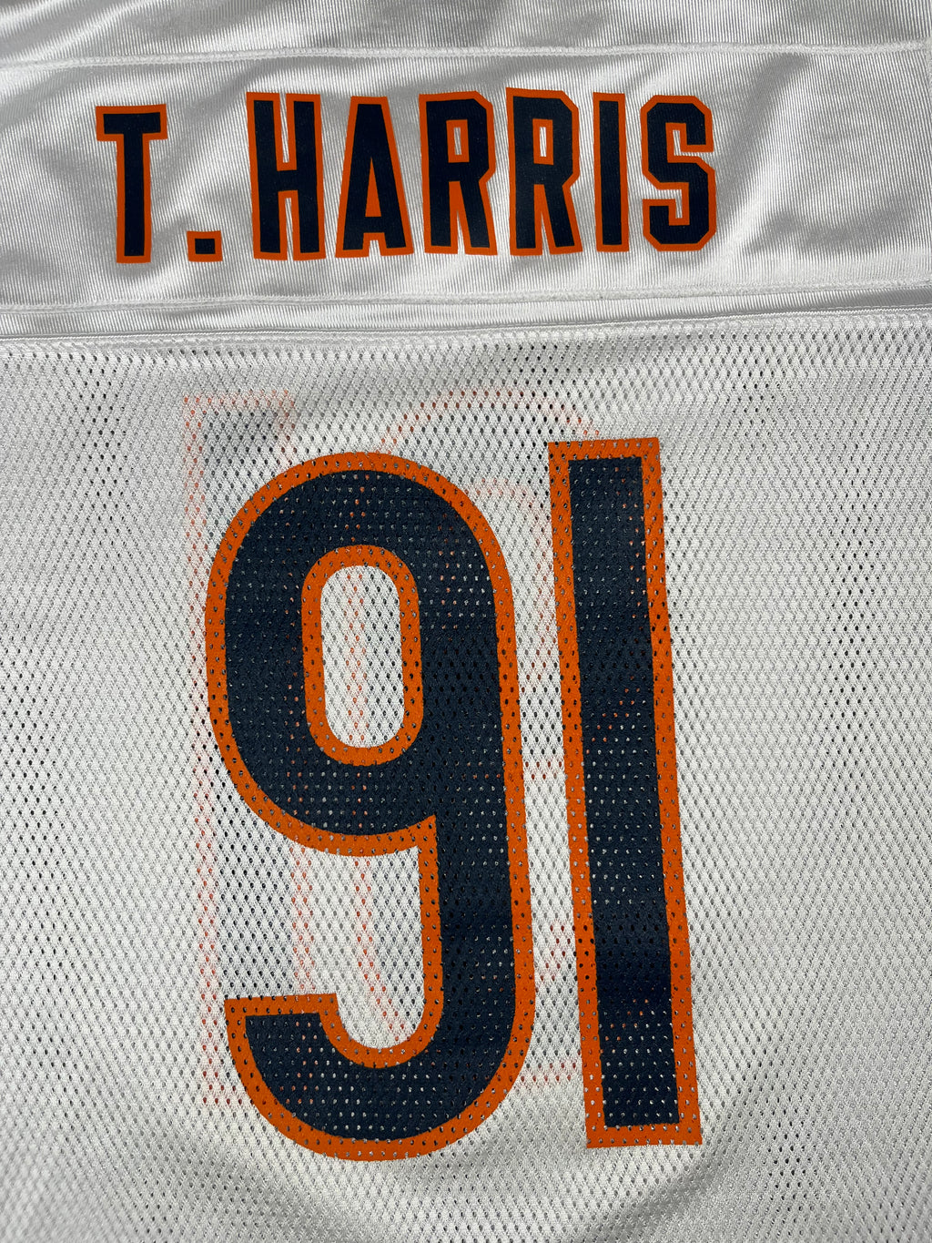 Tommie Harris #91 - Chicago Bears Away 2004-2010 - Reebok (XL) - Maillot NFL