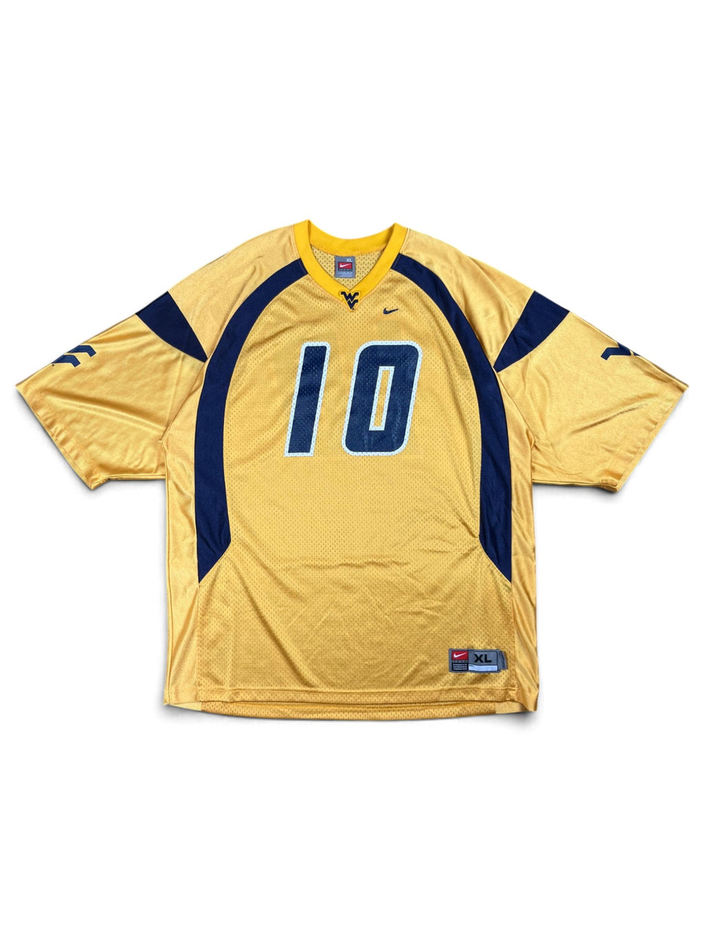 West Virginia Mountaineers #10 - Maillot NCAA Away 2000's - Nike (XL) - Maillot NCAA