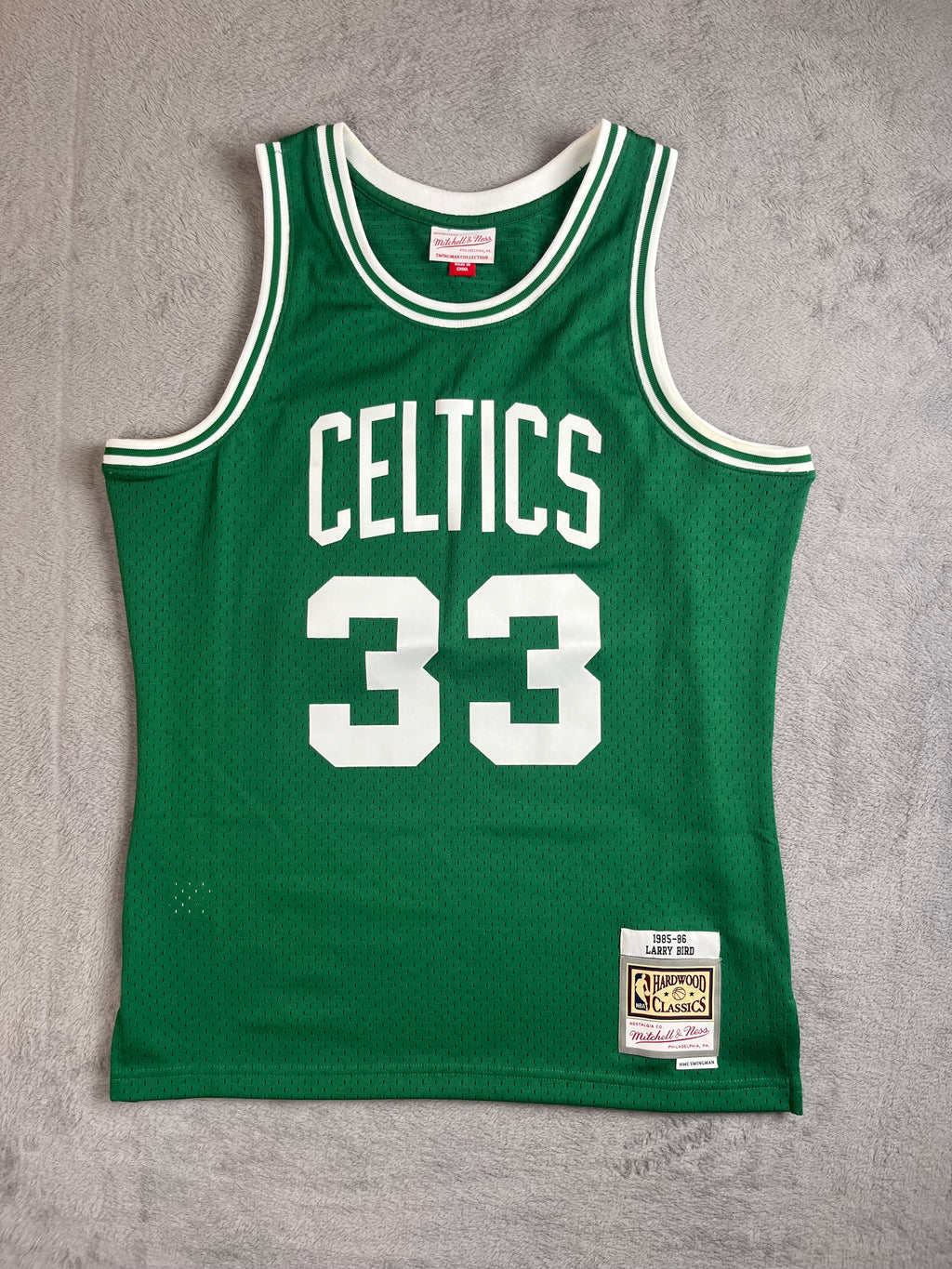 Larry Bird #33 - Boston Celtics Away 1985-1986 - Mitchell & Ness (M)