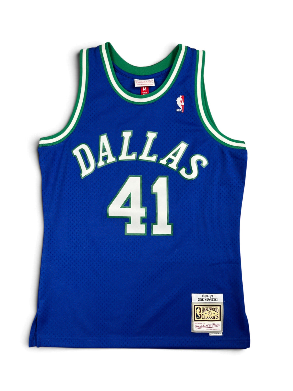 Dirk Nowitzki #41 - Dallas Mavericks Away 1998-1999 - Mitchell & Ness (M) - Maillot NBA
