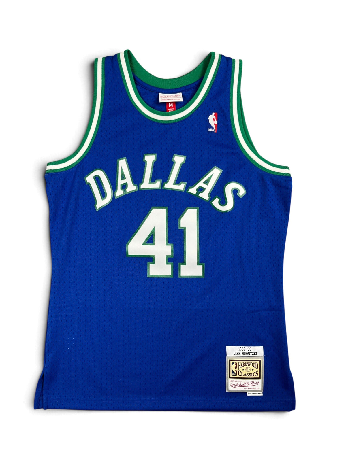Dirk Nowitzki #41 - Dallas Mavericks Away 1998-1999 - Mitchell & Ness (M) - Maillot NBA