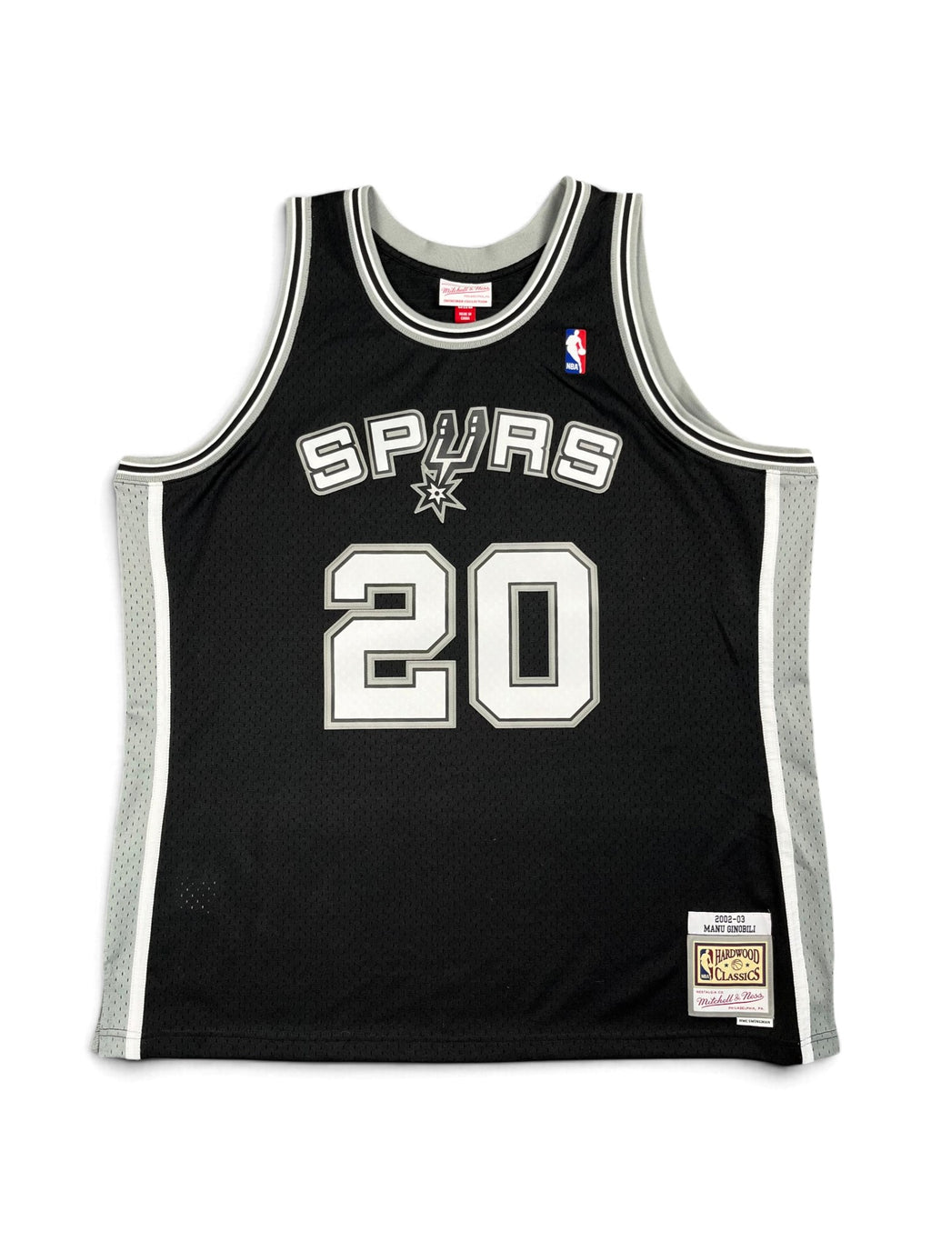 Manu Ginobili #20 - San Antonio Spurs Away 2002-2003 - Mitchell & Ness (XXL) - Maillot NBA