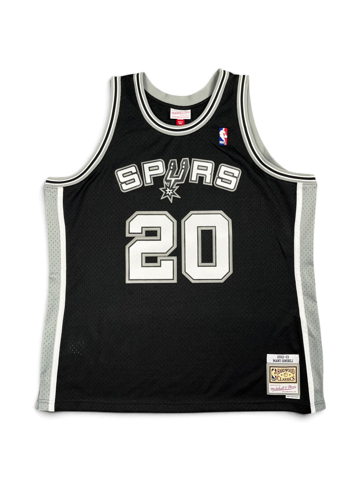 Manu Ginobili #20 - San Antonio Spurs Away 2002-2003 - Mitchell & Ness (XXL) - Maillot NBA