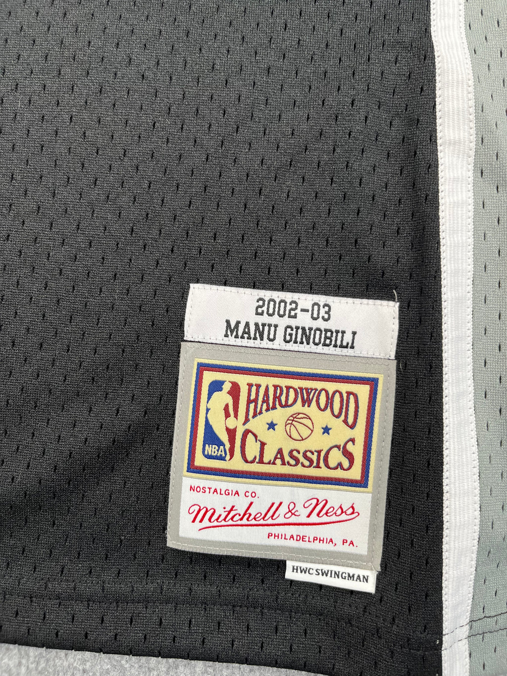 Manu Ginobili #20 - San Antonio Spurs Away 2002-2003 - Mitchell & Ness (XXL) - Maillot NBA