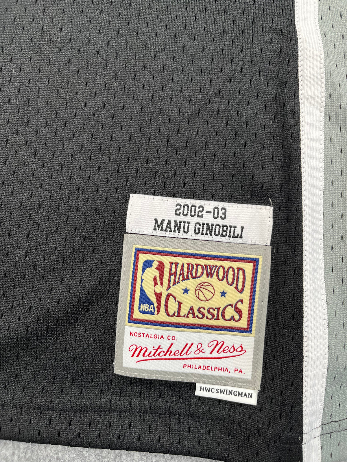 Manu Ginobili #20 - San Antonio Spurs Away 2002-2003 - Mitchell & Ness (XXL) - Maillot NBA