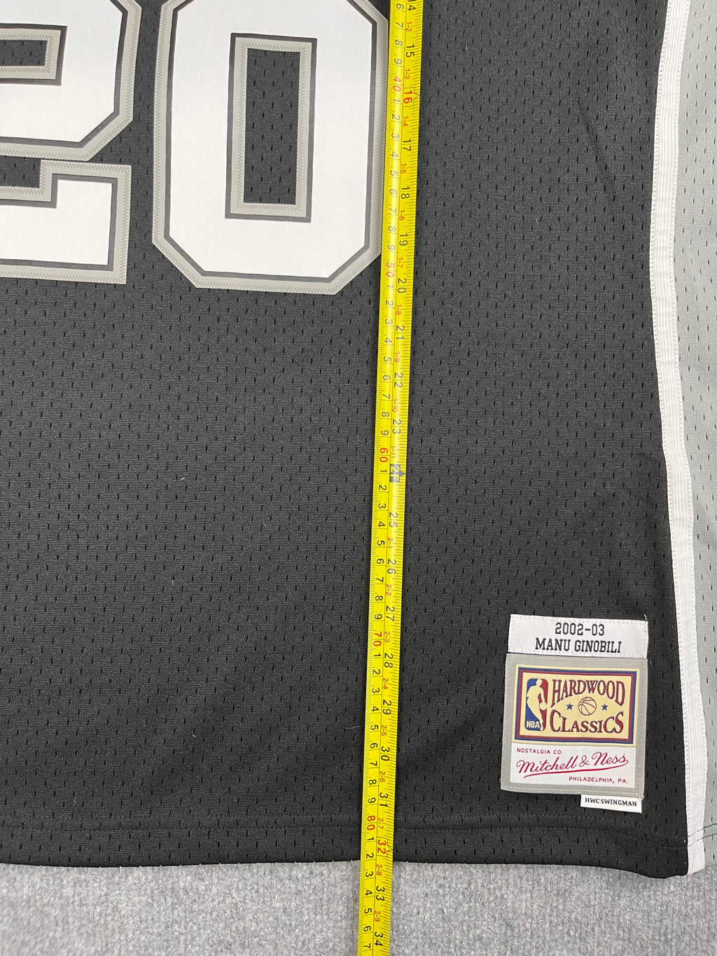 Manu Ginobili #20 - San Antonio Spurs Away 2002-2003 - Mitchell & Ness (XXL) - Maillot NBA