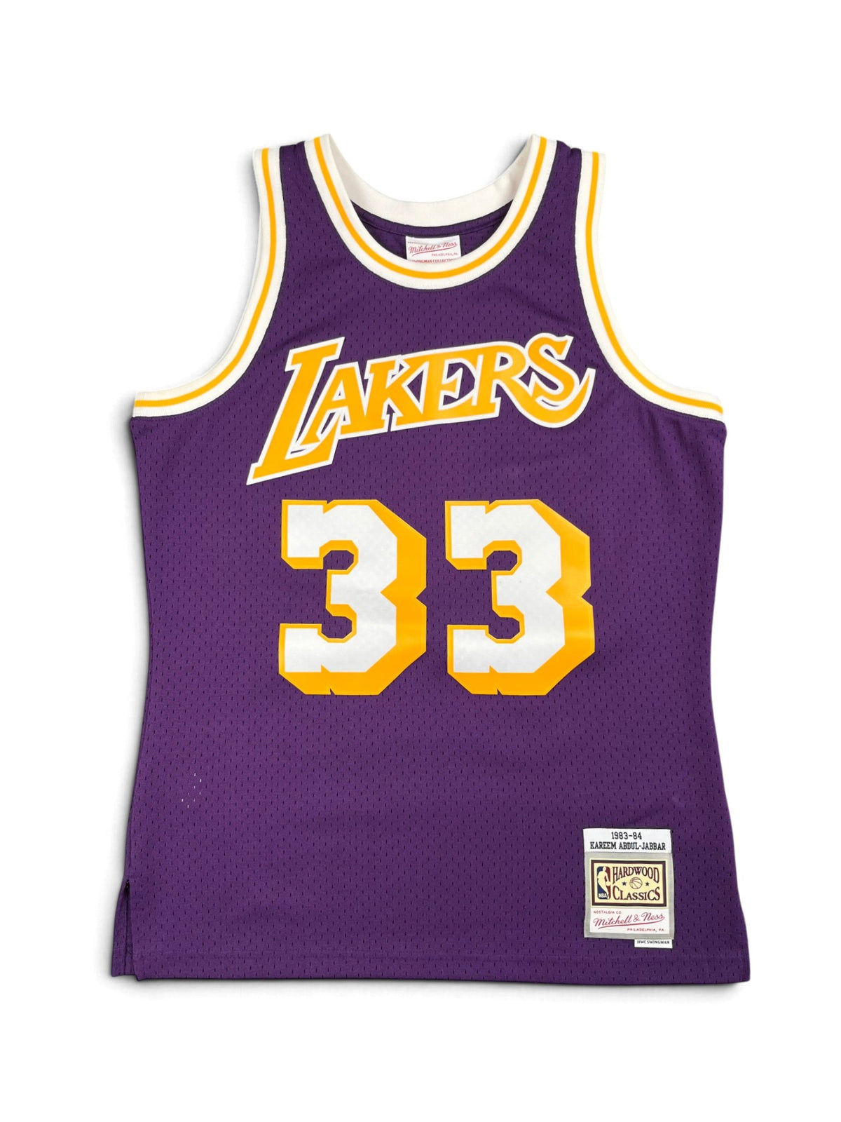 Kareem Abdul-Jabbar #33 - Los Angeles Lakers Away 1983-1984 - Mitchell & Ness (M) - Maillot NBA