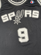 Tony Parker #9 - San Antonio Spurs Away 2003-2010 - Champion AUTHENTIC (XL) - Maillot NBA