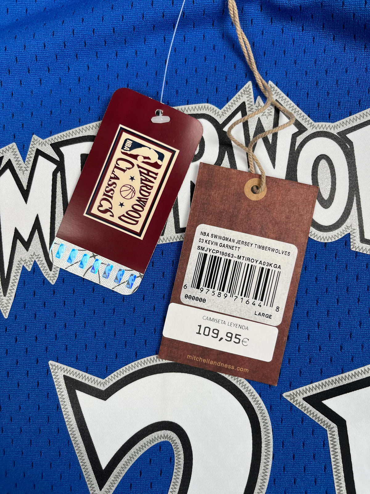 Kevin Garnett #21 - Minnesota Timberwolves Away 2003-2004 - Mitchell & Ness (L) - Maillot NBA