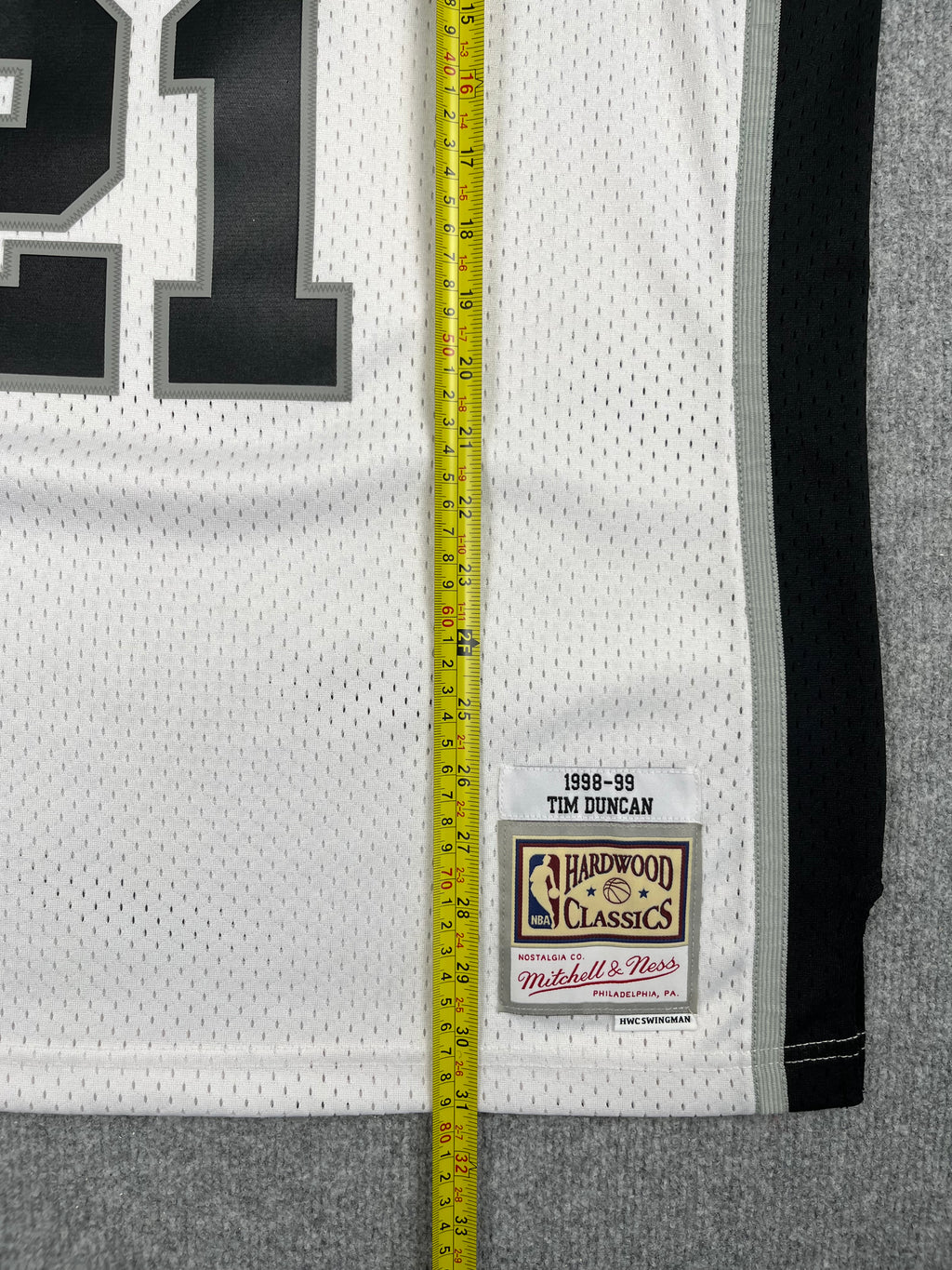 Tim Duncan #21 - San Antonio Spurs Home 1998-1999 - Mitchell & Ness (XL) - Maillot NBA