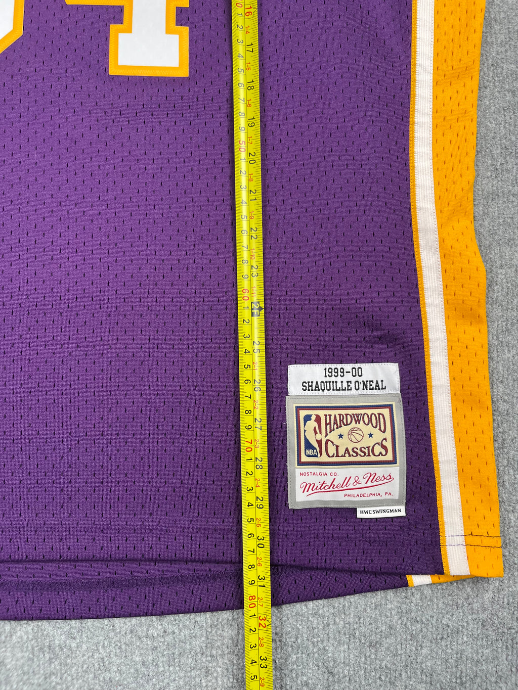 Shaquille O'Neal #34 - Los Angeles Lakers Away 1999-2000 - Mitchell & Ness (XL) - Maillot NBA