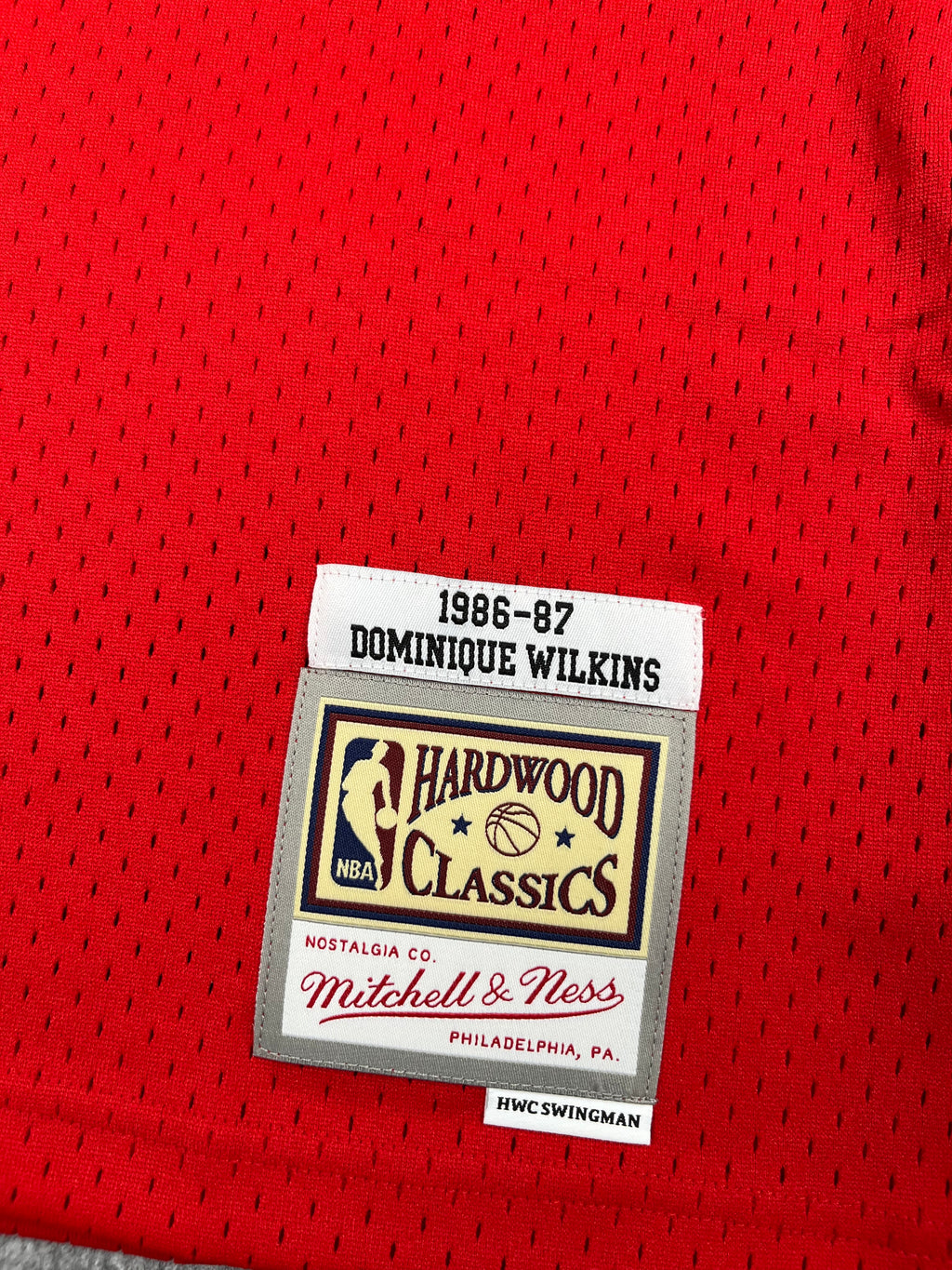 Dominique Wilkins #21 - Atlanta Hawks Away 1986-1987 - Mitchell & Ness (L) - Maillot NBA