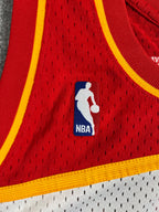Dominique Wilkins #21 - Atlanta Hawks Away 1986-1987 - Mitchell & Ness (L) - Maillot NBA
