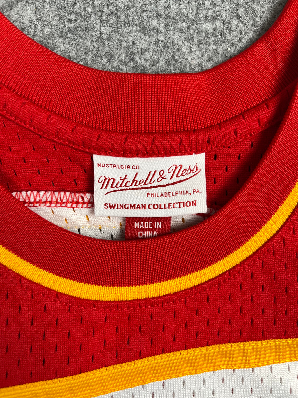Dominique Wilkins #21 - Atlanta Hawks Away 1986-1987 - Mitchell & Ness (L) - Maillot NBA