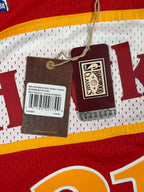 Dominique Wilkins #21 - Atlanta Hawks Away 1986-1987 - Mitchell & Ness (L) - Maillot NBA