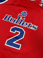 Chris Webber #2 - Washington Bullets (Wizards) Away 1995-1997 - Champion (M) Champion