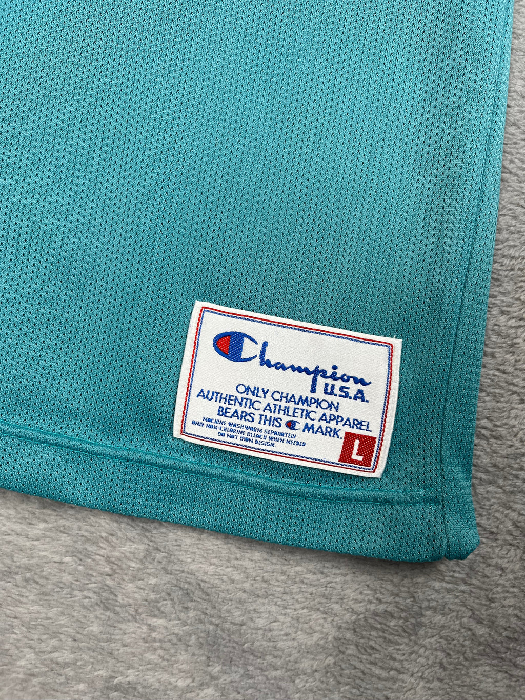 Larry Johnson #2 - Charlotte Hornets Away 1991-1996 - Champion (L) Champion