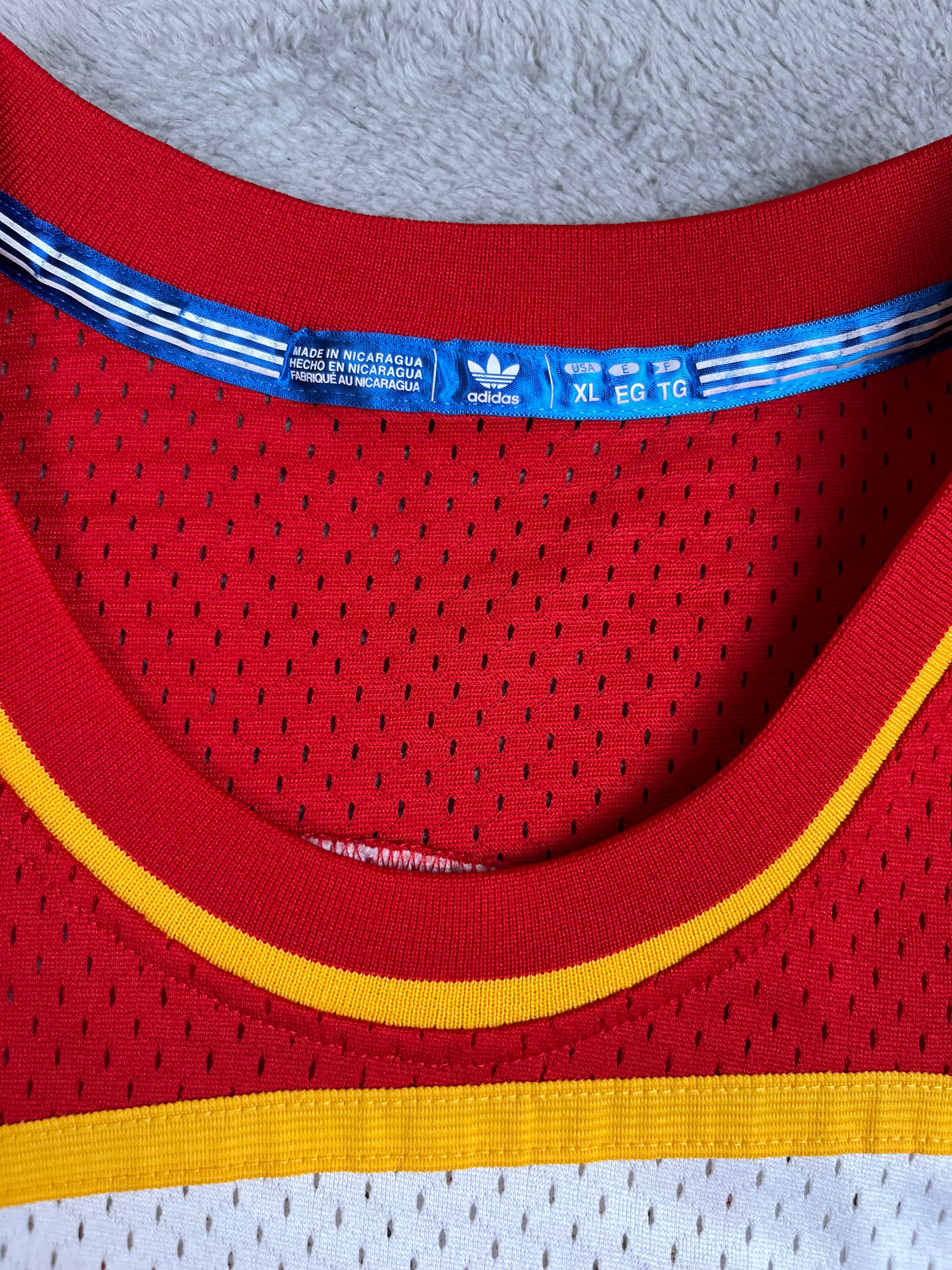 Spud Webb #4 - Atlanta Hawks Away 1986-1991 - Adidas Throwback (XL) Adidas
