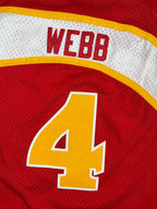 Spud Webb #4 - Atlanta Hawks Away 1986-1991 - Adidas Throwback (XL) Adidas