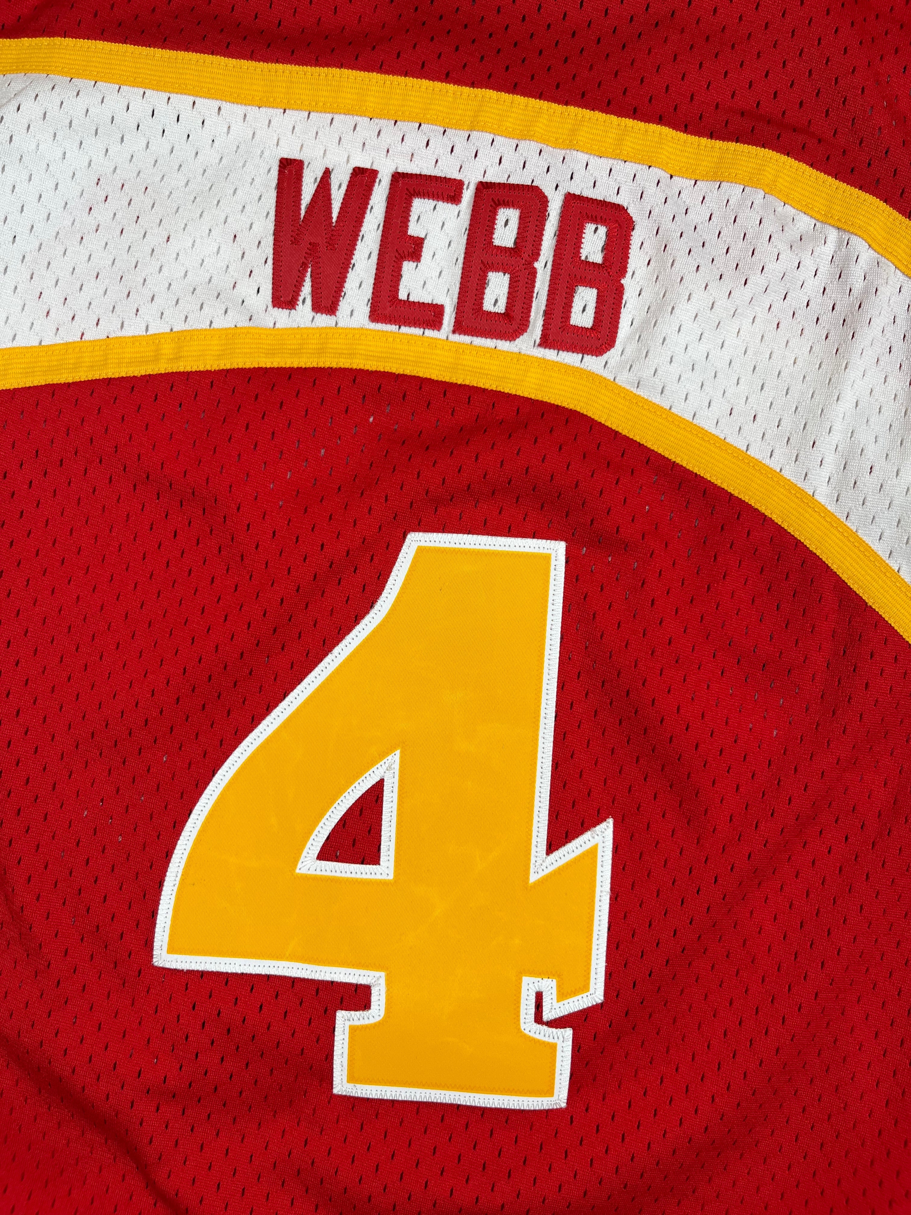 Spud Webb #4 - Atlanta Hawks Away 1986-1991 - Adidas Throwback (XL) Adidas