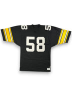 Jack Lambert #58 - Pittsburgh Steelers Home 1974-1984 - Medalist Sand-Knit (L) - Maillot NFL