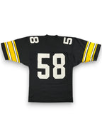 Jack Lambert #58 - Pittsburgh Steelers Home 1974-1984 - Medalist Sand-Knit (L) - Maillot NFL