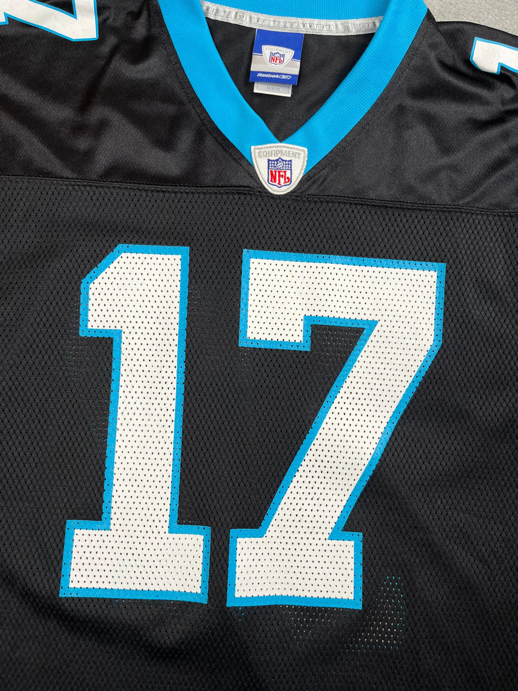 Jake Delhomme #17- Carolina Panthers Home 2003-2009 - Reebok (M) - Maillot NFL Reebok
