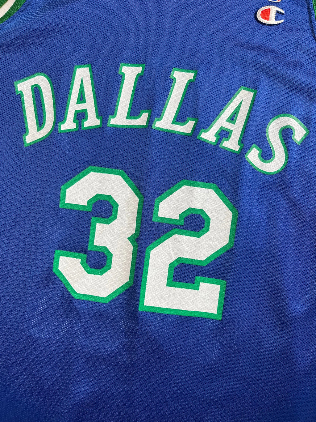 Jamal Mashburn #32 - Dallas Mavericks Away 1994-1997 - Champion (M) - Maillot NBA Andwan Shop