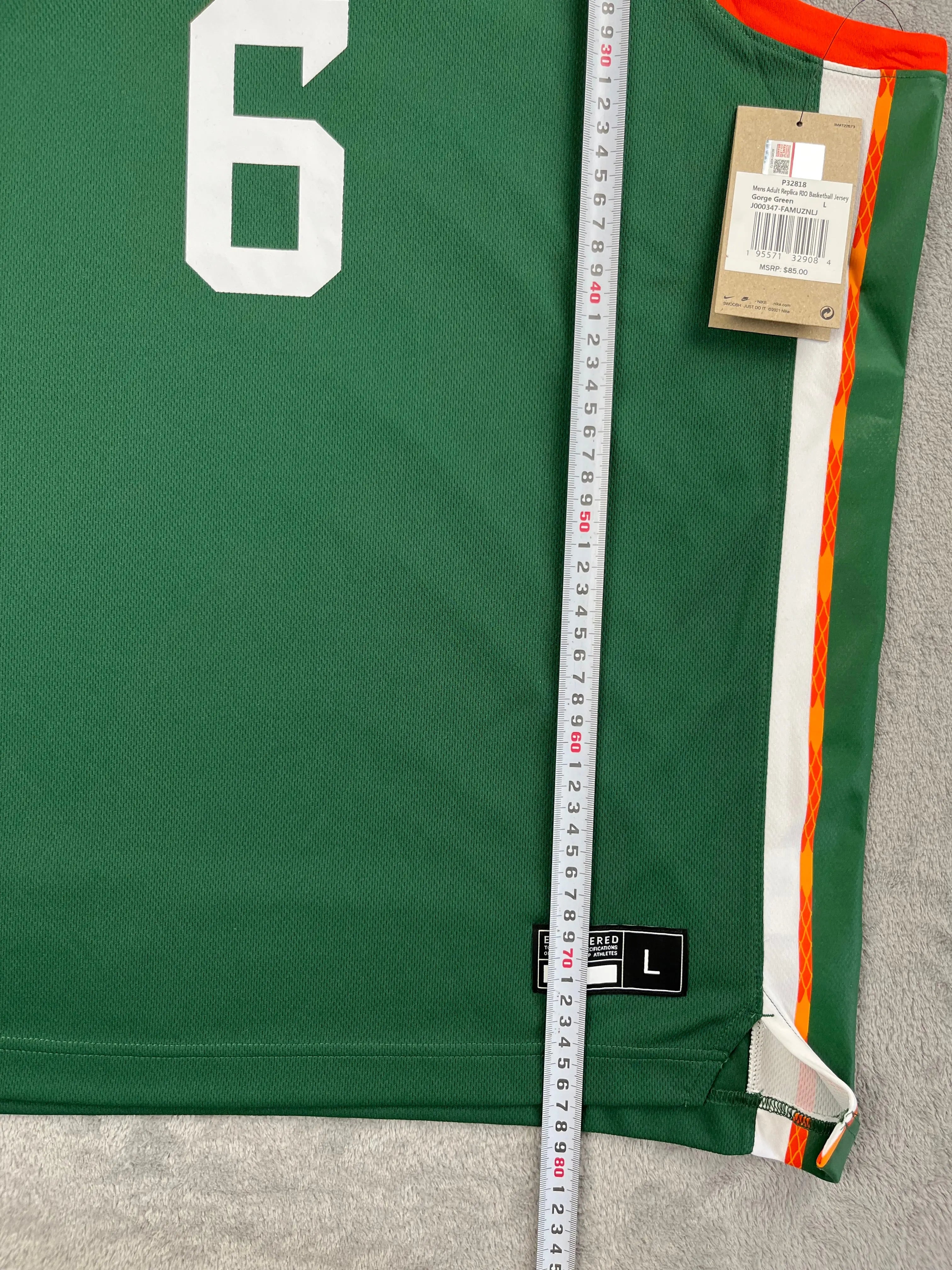 James #6 - Florida A&M Rattlers NCAA SWAC - Nike LeBron (L) - Maillot NBA *BNWT*