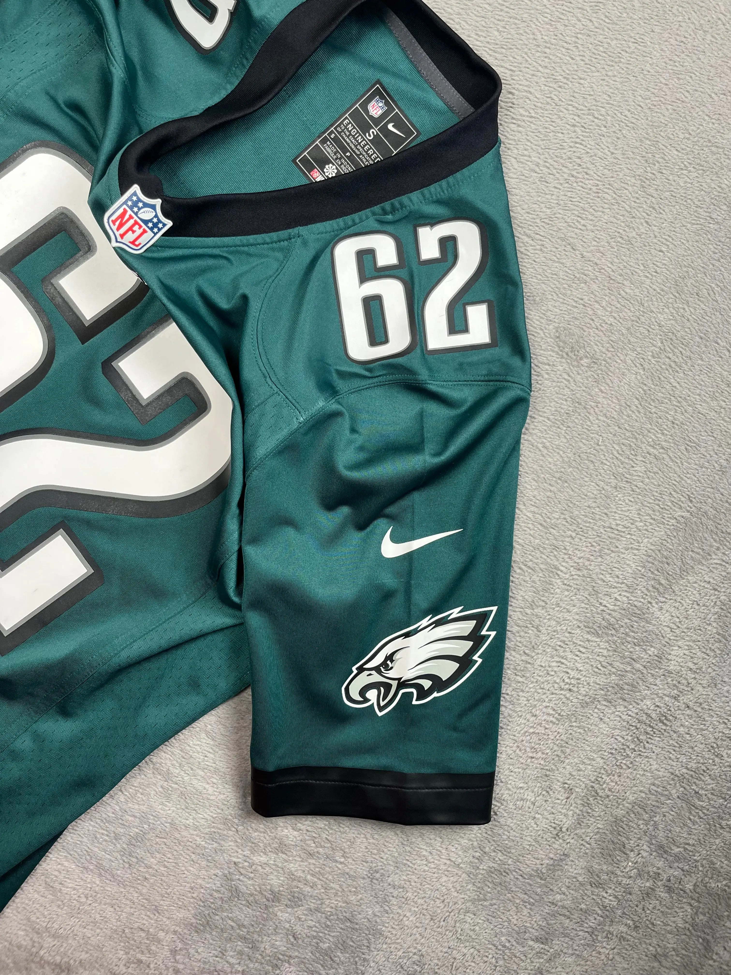 Jason Kelce #62 - Philadelphie Eagles Home 2012-2023 - Nike (S) - Maillot NFL Nike