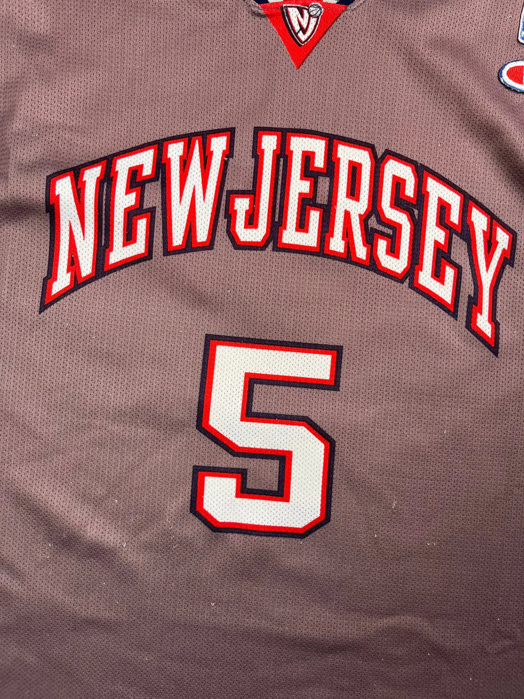 Jason Kidd #5 - New Jersey Nets Alternate 2002-2005 - Champion (XXL) - Maillot NBA