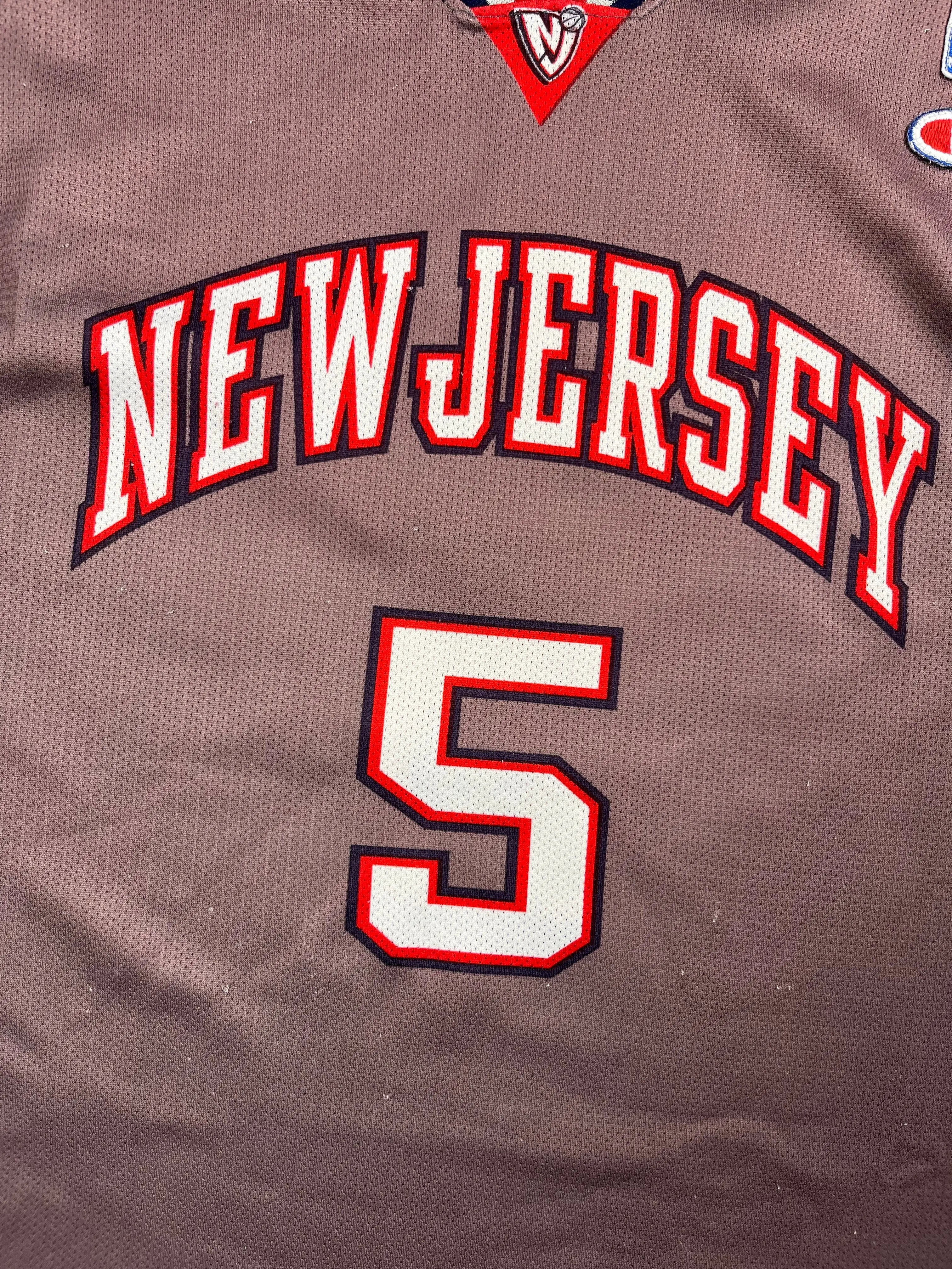 Jason Kidd #5 - New Jersey Nets Alternate 2002-2005 - Champion (XXL) - Maillot NBA